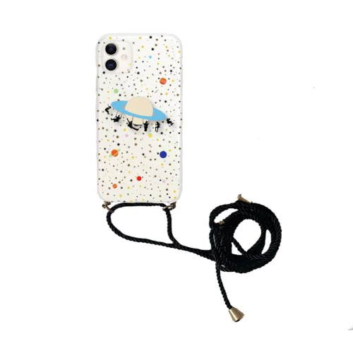 SosyalBen Store - Drawstring iPhone Case Space Design