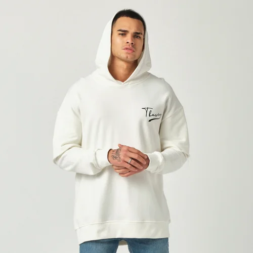 Tbasic - Parçalı Kol Hoodie 