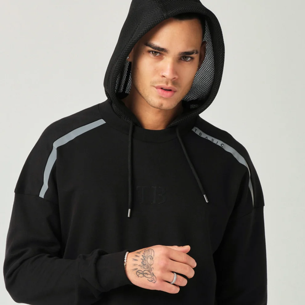 Tbasic - Reflektör Oversize Hoodie