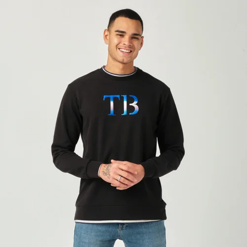 Tbasic - Renkli Nakış Sweatshirt