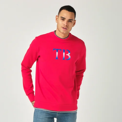 Tbasic - Renkli Nakış Sweatshirt
