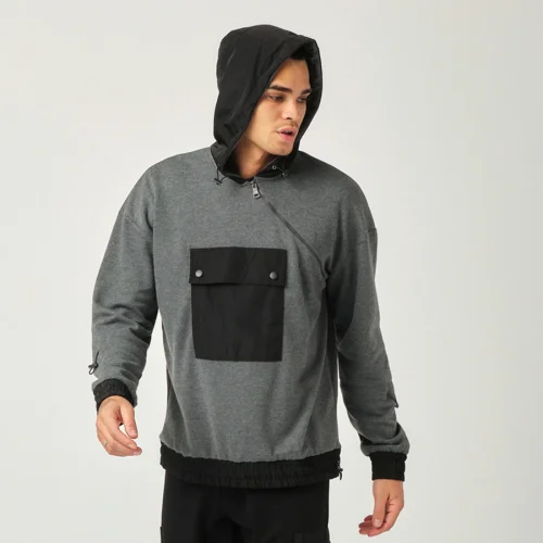 Tbasic - Cross Zipper Sweatshirt 
