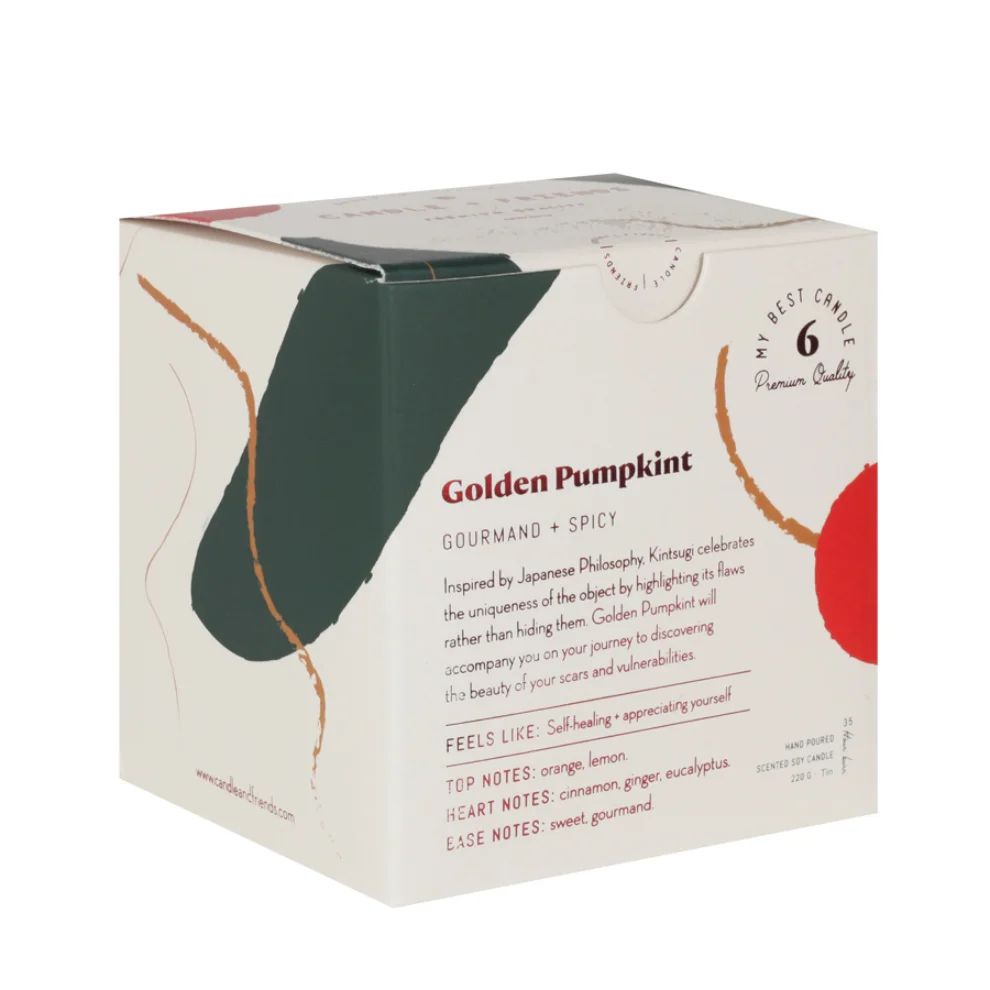 Candle and Friends - No.6 Golden Pumpkint Teneke Mum