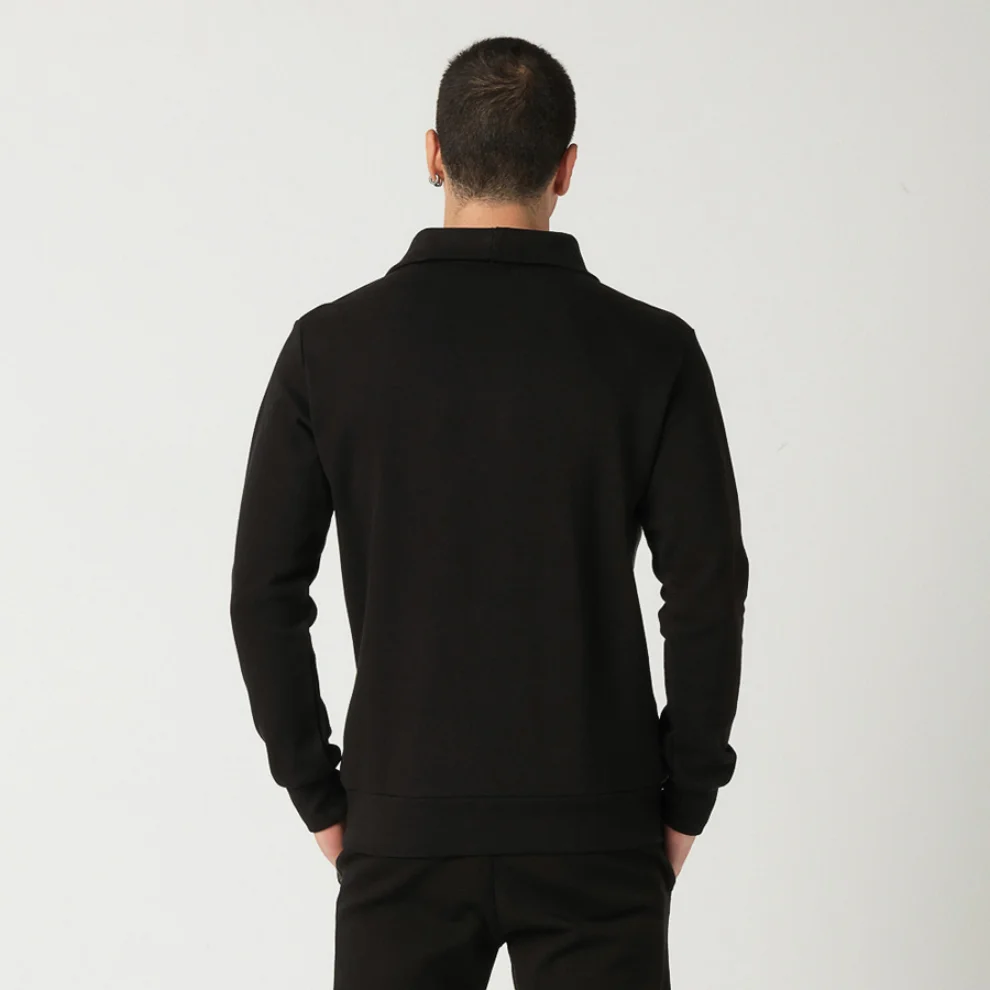 Tbasic - Yarım Fermuarlı Sweatshirt