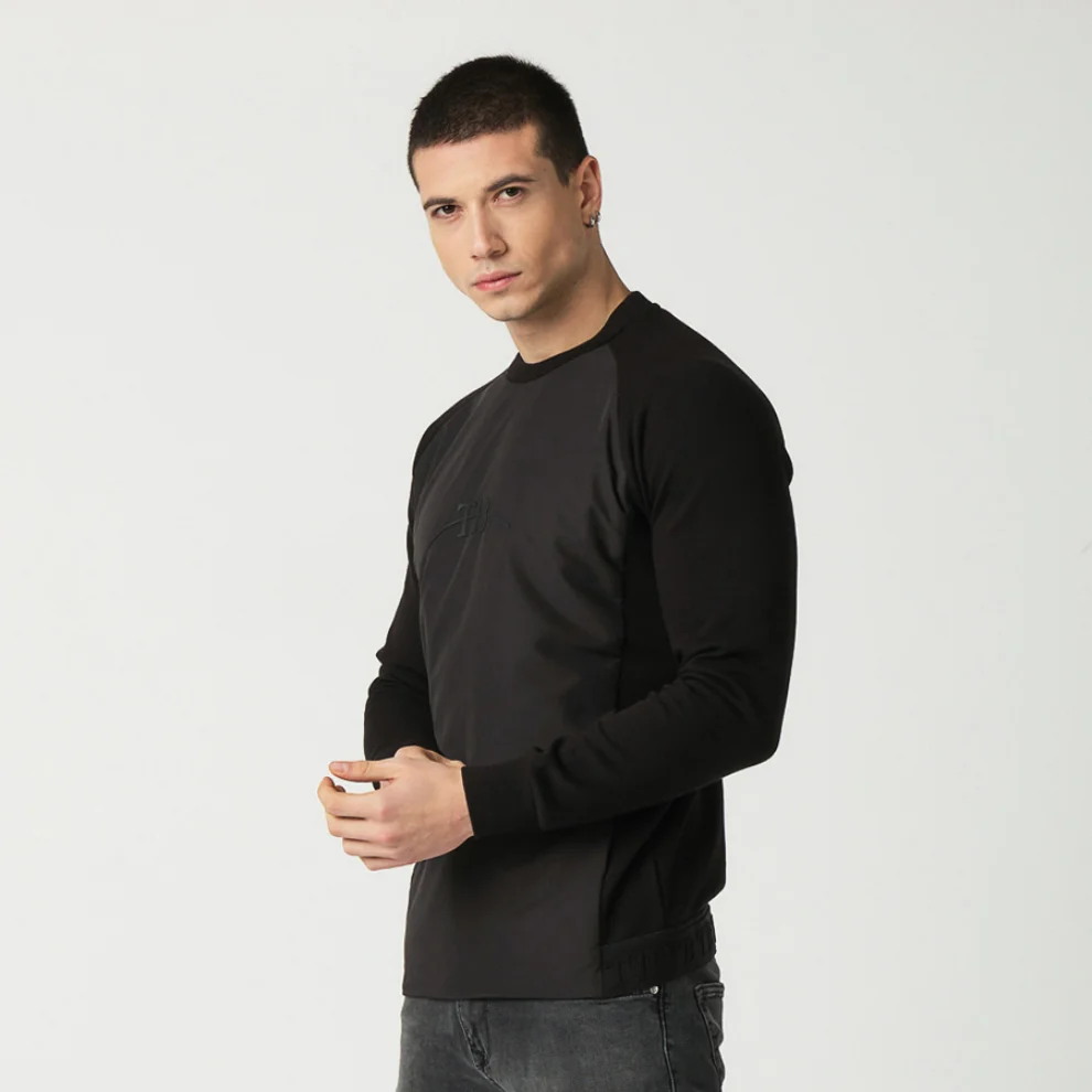 Tbasic - Paraşüt Kumaş Sweatshirt 