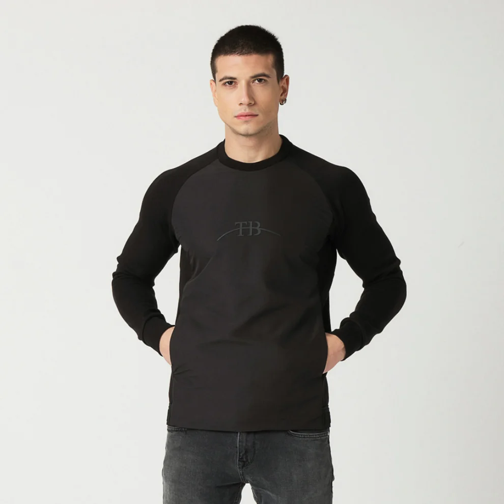 Tbasic - Paraşüt Kumaş Sweatshirt 