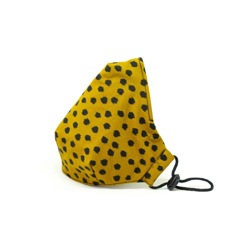 Hanu - Custom Mustard Dot Maske