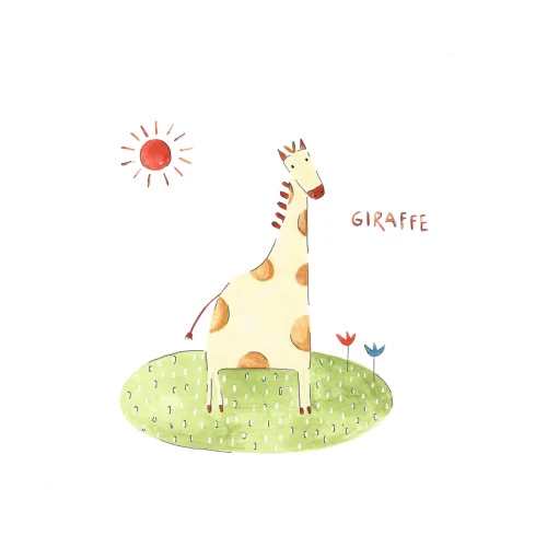 Kinderbow - Giraffe Edisyonlu Baskı