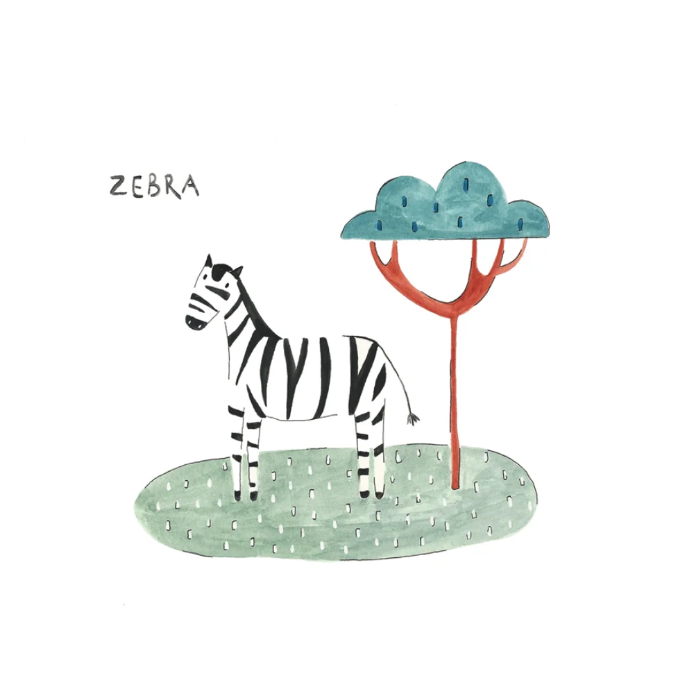 Kinderbow - Zebra Edisyonlu Baskı