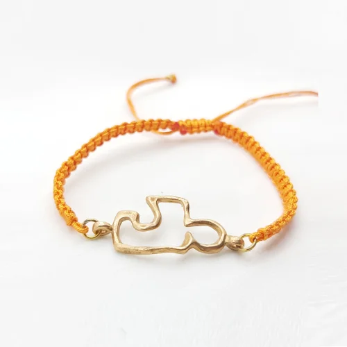 POJWoman by Pelin Özerson - Life Elixir Bronze Mantra Bracelet