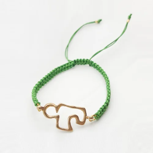 POJWoman by Pelin Özerson - Life Elixir Bronze Mantra Bracelet