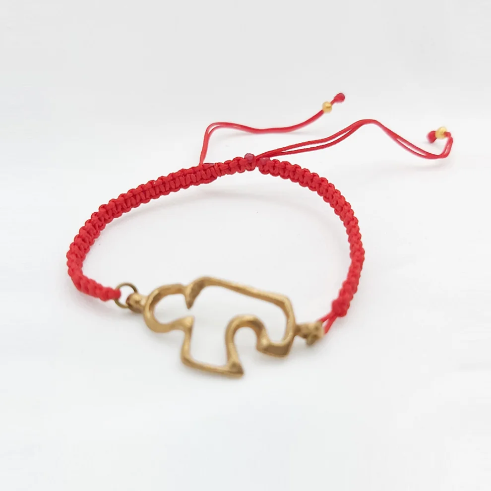 POJWoman by Pelin Özerson - Life Elixir Bronze Mantra Bracelet