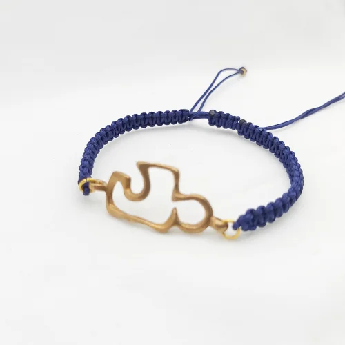 POJWoman by Pelin Özerson - Life Elixir Bronze Mantra Bracelet