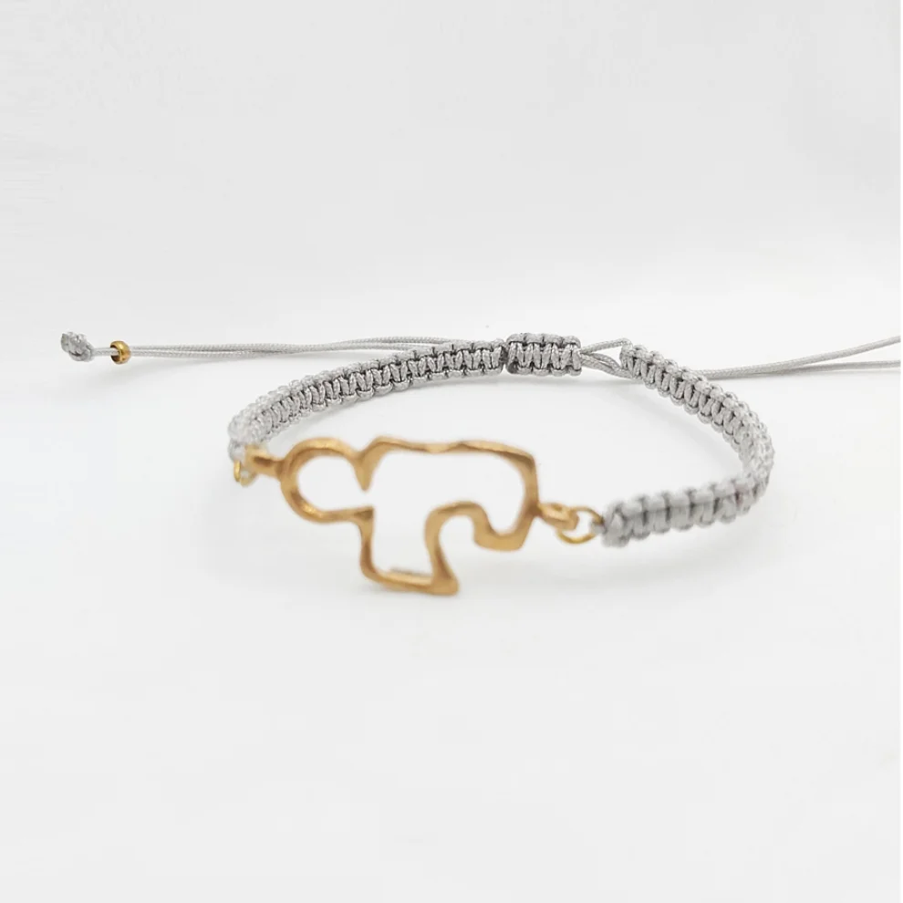 POJWoman by Pelin Özerson - Life Elixir Bronze Mantra Bracelet