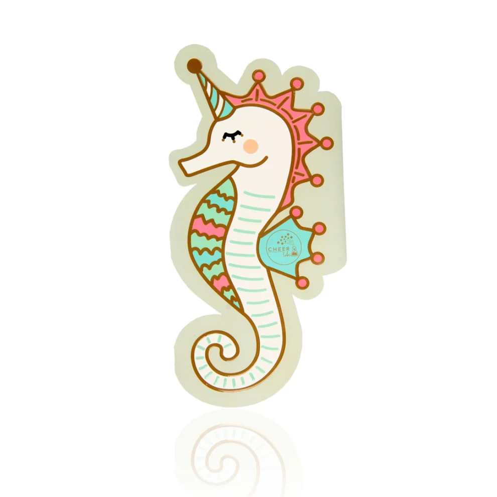 Cheerlabs - Greeting Card with Sound Recording - Unicorn Seahorse