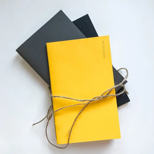 Paper Mountain - Set of 3 The Naked Midi Notebook
