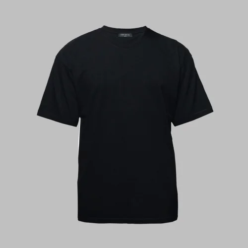 First Of All - Siyah Basic T-shirt