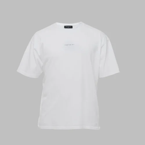 First Of All - White First Of All T-shirt