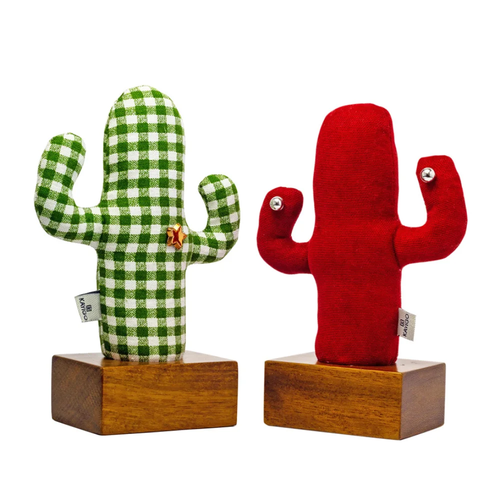 KAYIGO - Kayigo Cactus Lavender Filled Note Holder / Red - Wooden