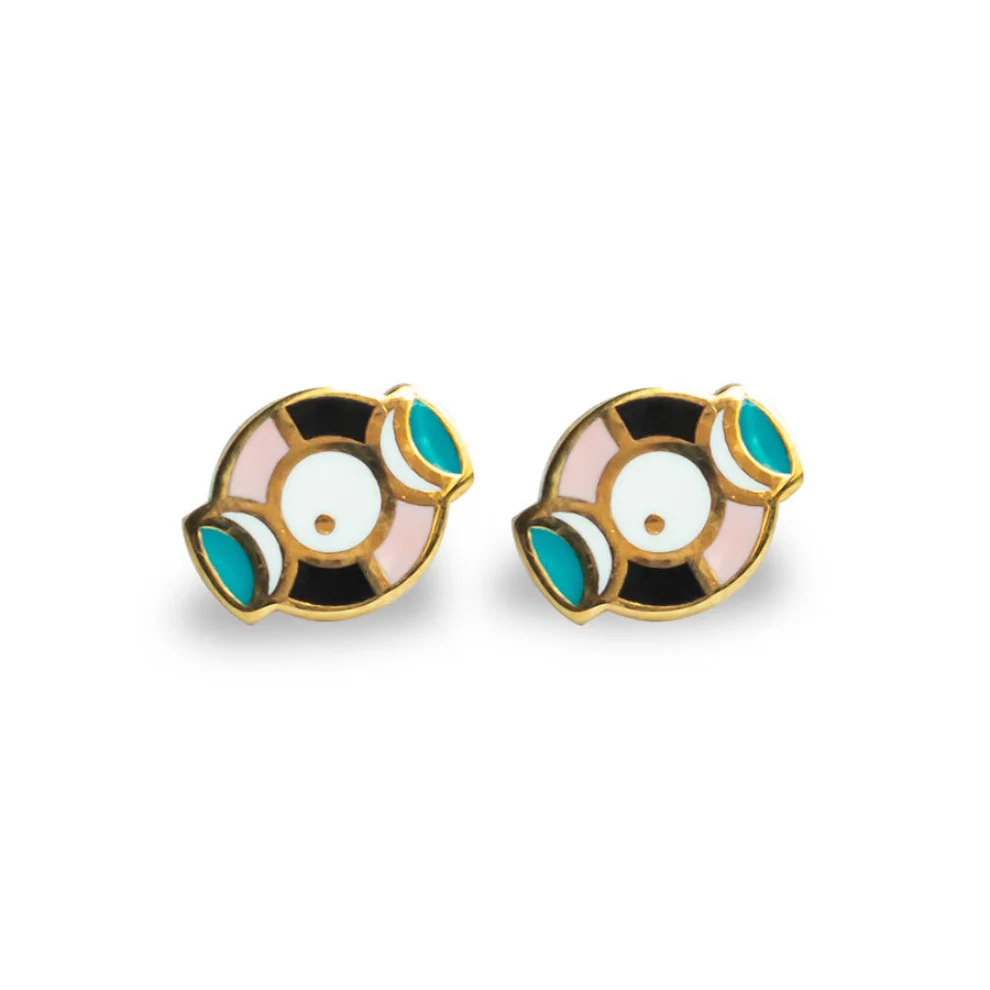 Gui - Triple Moon Earrings