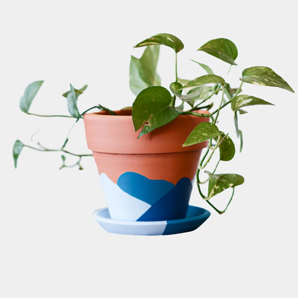 fi.dayy - Abstract Terracotta Plant Pot 