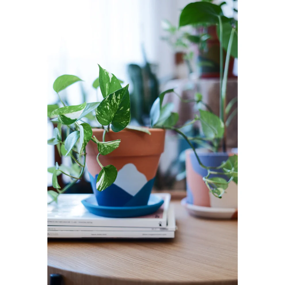 fi.dayy - Abstract Terracotta Plant Pot 