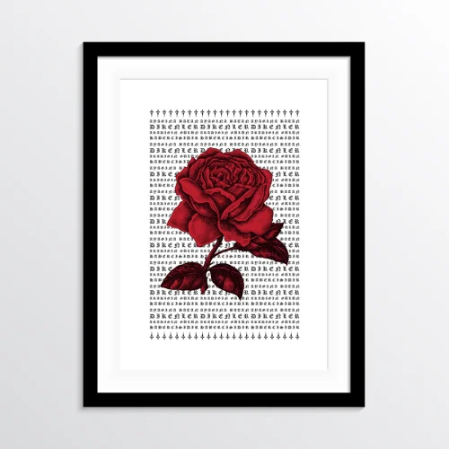 Helal Merch - Every Rose Has it’s Thorn Poster