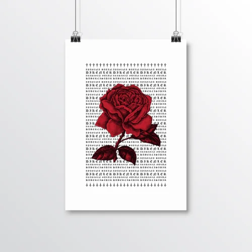 Helal Merch - Every Rose Has it’s Thorn Poster