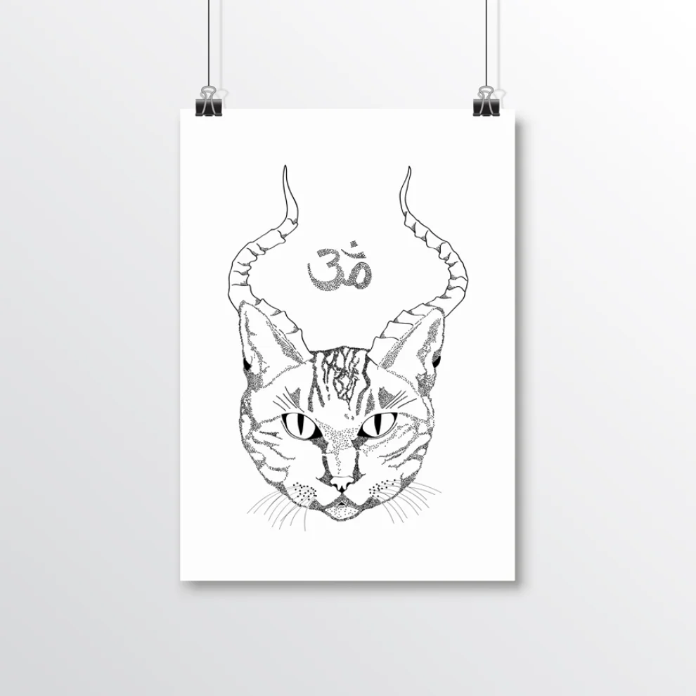 Helal Merch - Purrfound Poster