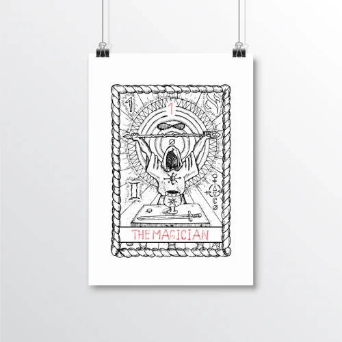 Helal Merch - Major Arcana Poster