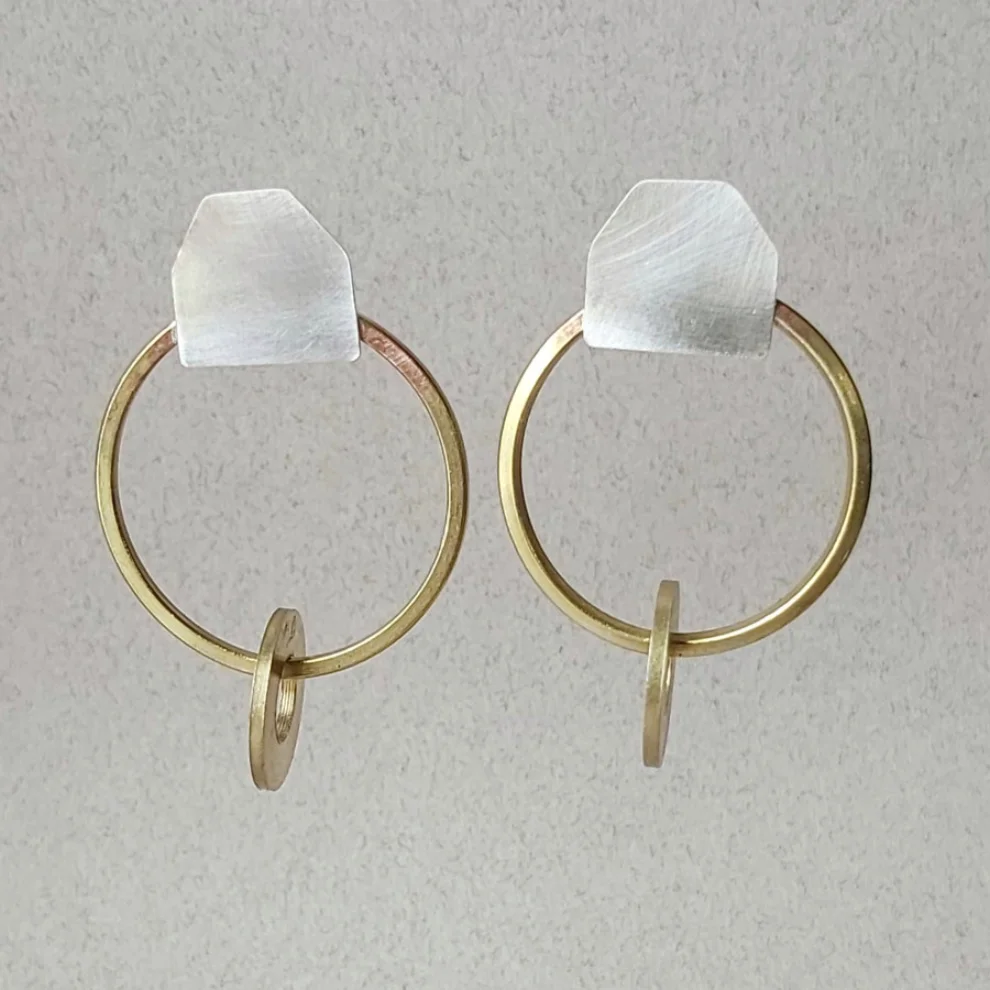 POJWoman by Pelin Özerson - Equilibrium Earrings - Trapezoid