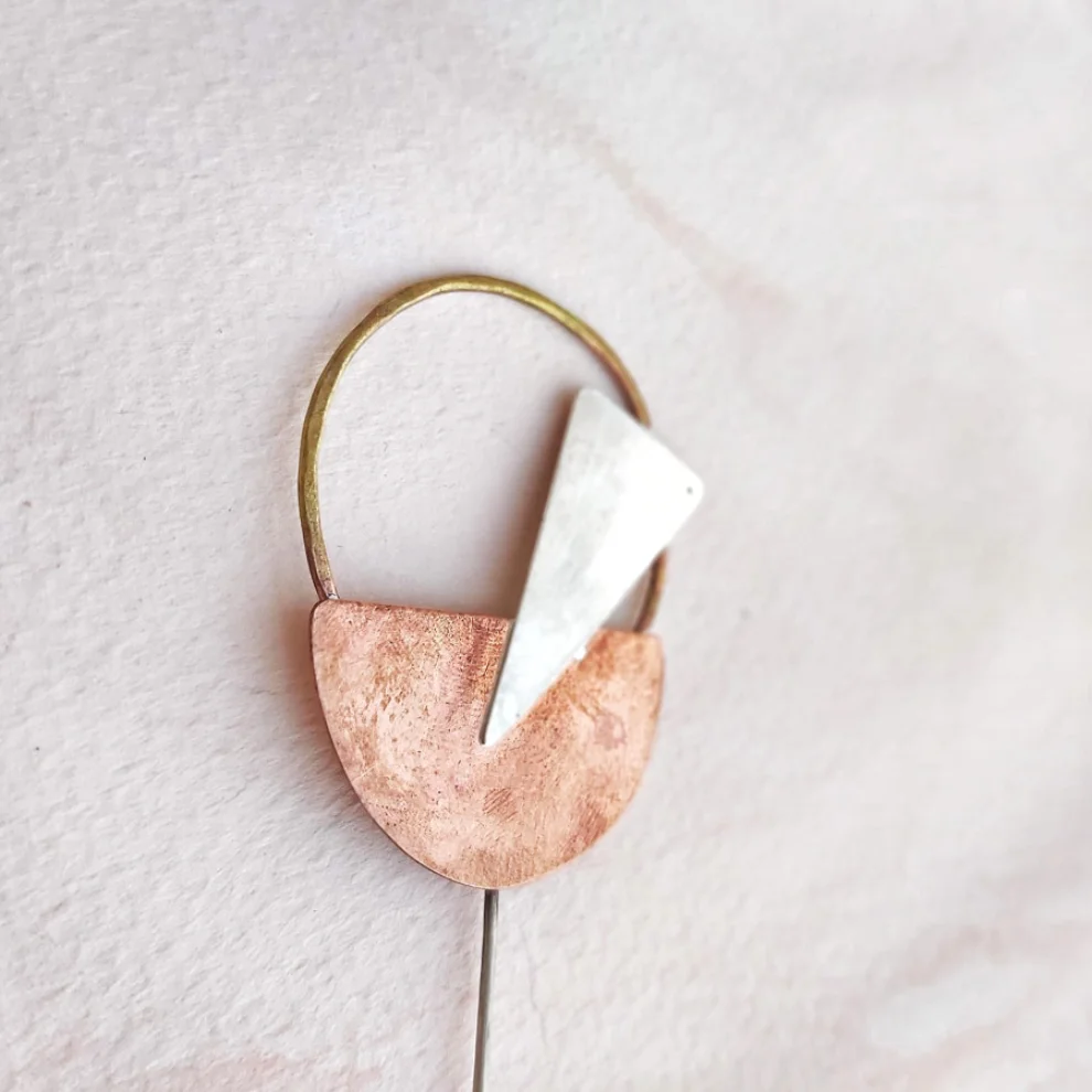 POJWoman by Pelin Özerson - My Home Unisex Rose Brooch