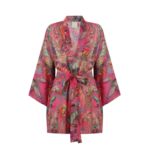 Belle Ame - Paisley Short Cotton Kimono