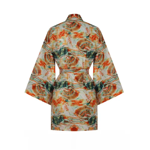 Belle Ame - Pavo Short Kimono