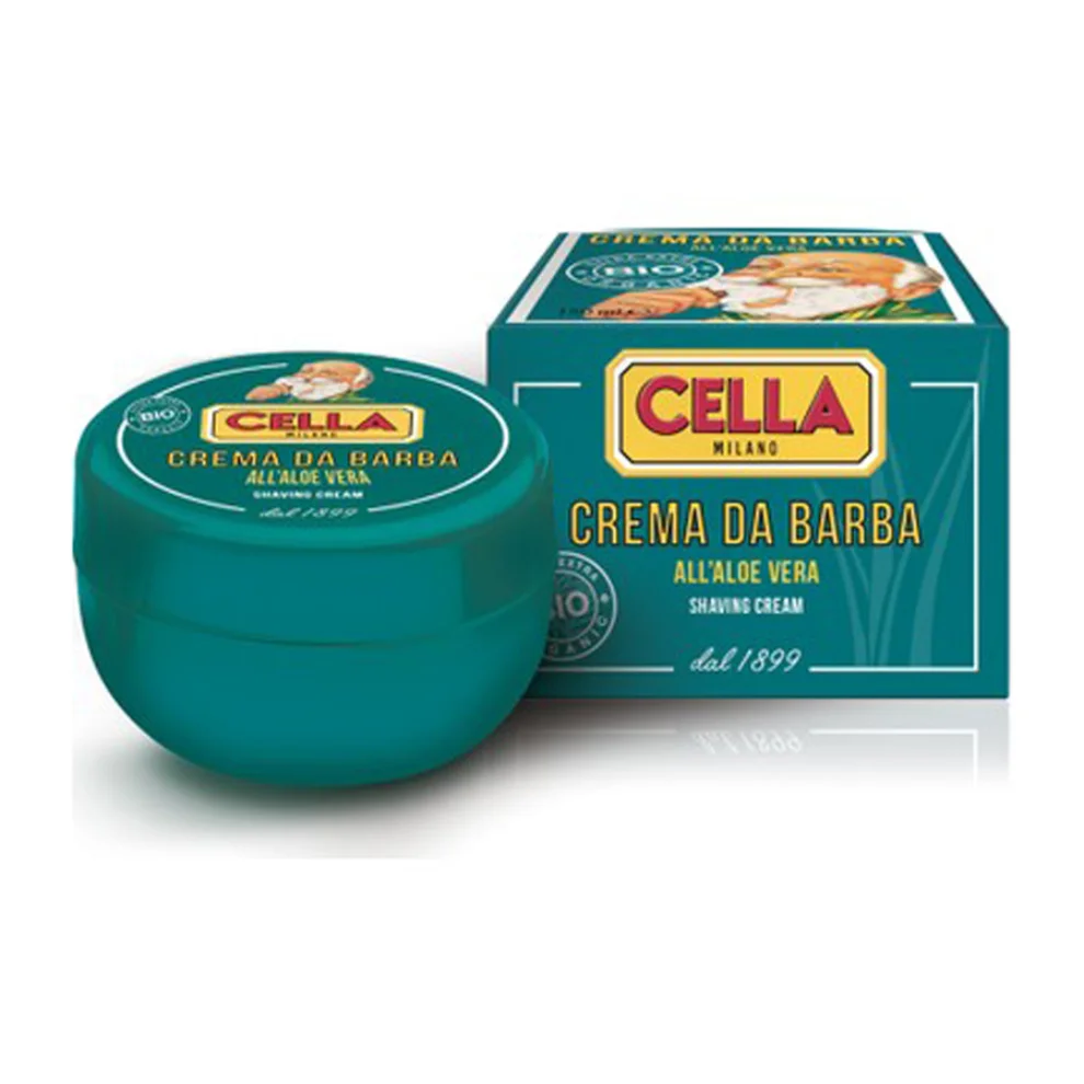Cella - Bio Organic Shaving Cream Tub Aloe Vera