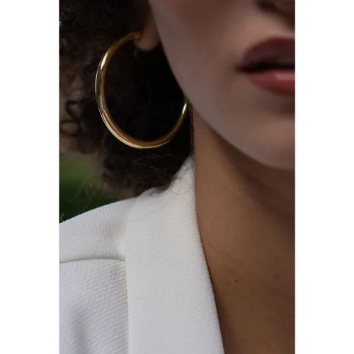 Miklan Istanbul - Jumbo Daley Hoops Earring