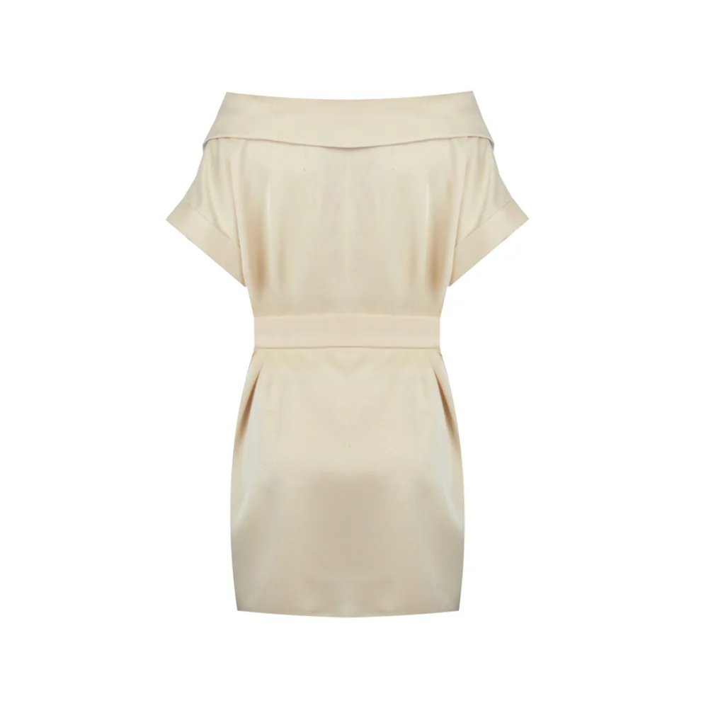 Luxez - Emma Satin Shirt Dress
