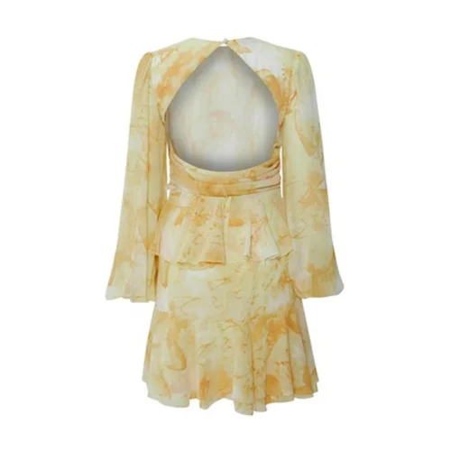 Luxez - Verona Sırtık Açık Elbise