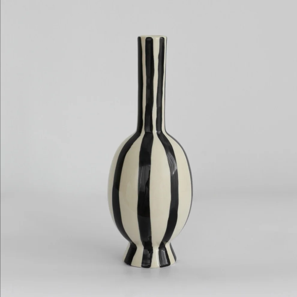 Dodo Seramik Atölyesi - Simple Series Zebra Vase