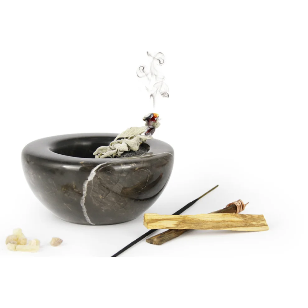 Coho Objet	 - Natural 3 Palo Santo And 2 Sage Incense Bundle