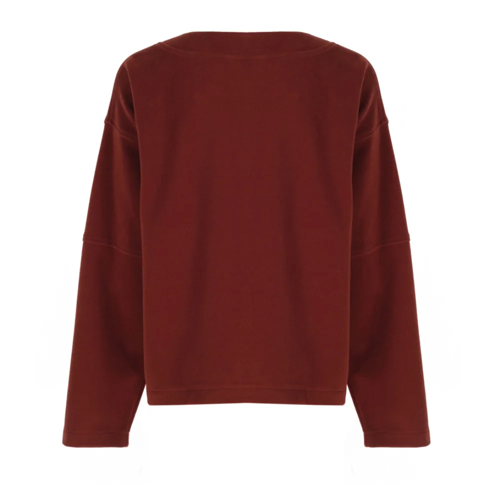 Jorah Closet - Methu V-Neck Oversize Sweatshirt