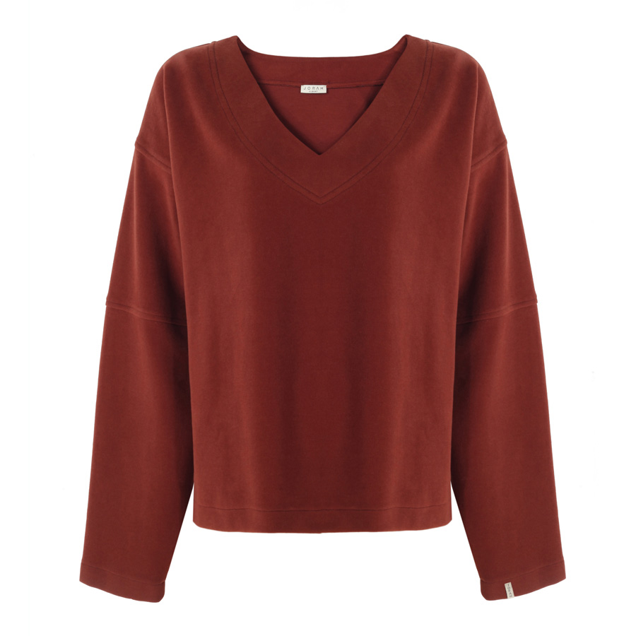 Methu V-Neck Oversize Sweatshirt