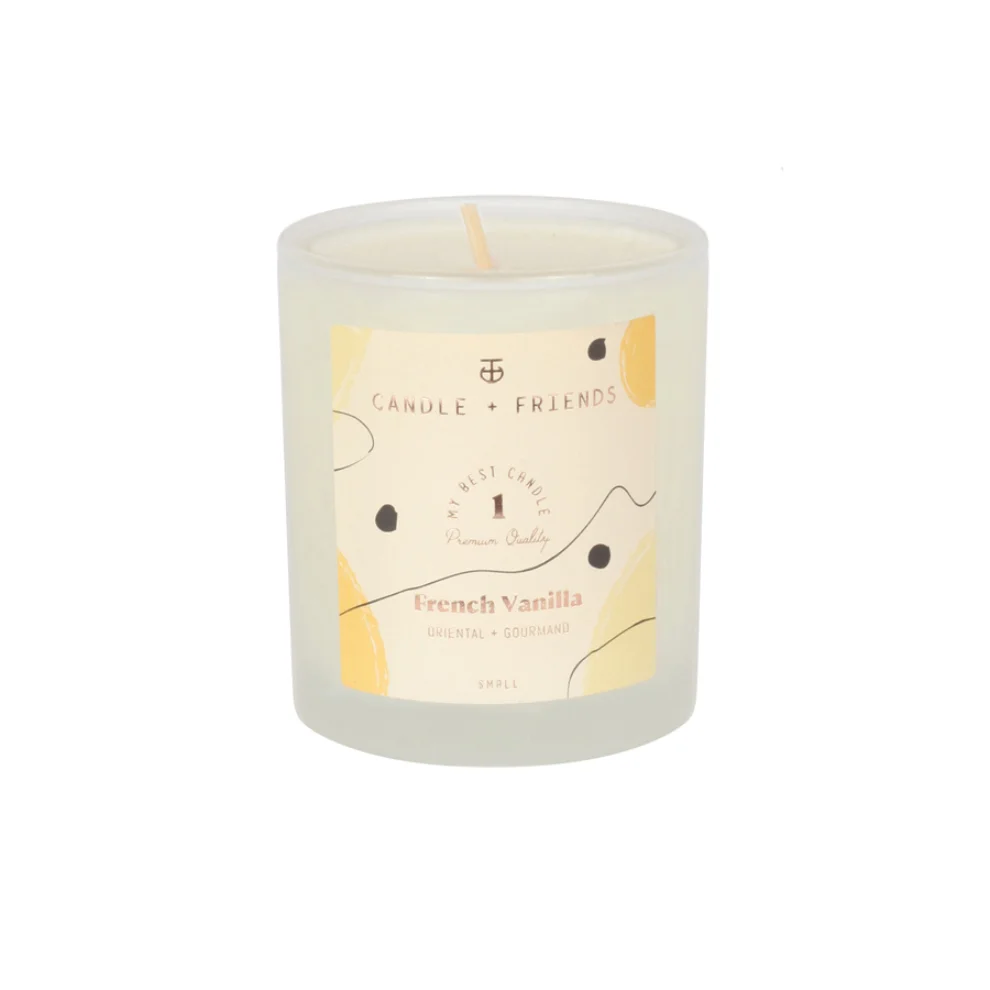 Candle and Friends - No.1 French Vanilla Glass Candle - Small