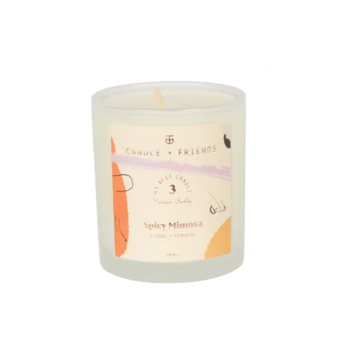 Candle and Friends - No.3 Spicy Mimosa Glass Candle - Small