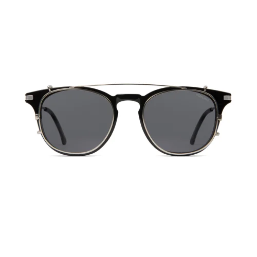 Komono - Clip On Beaumont Silver / Smoke Sunglasses Apparatus