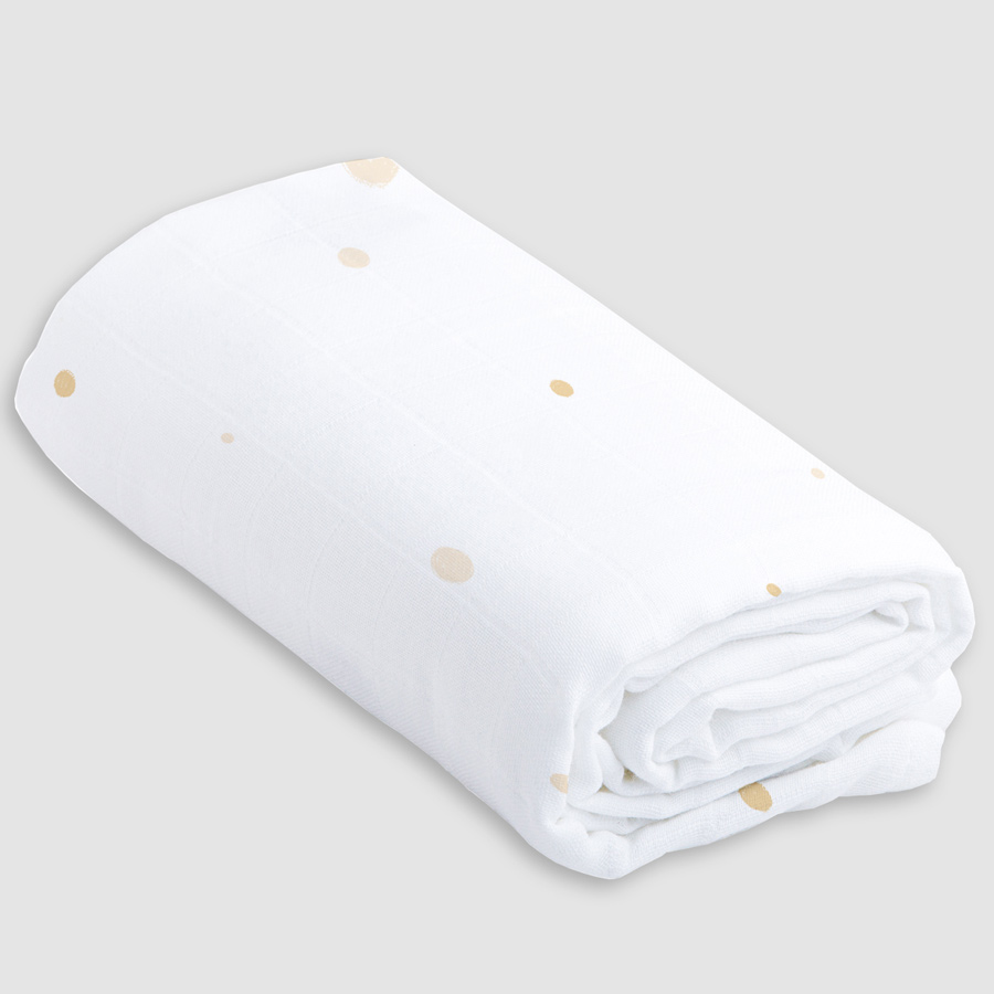 Love Dots / Picky Baby Single Organic Muslin