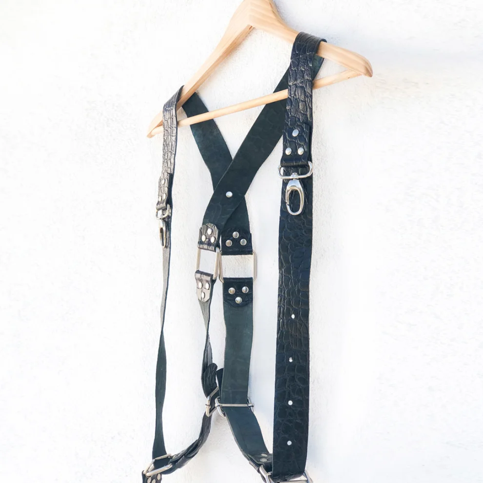 Diy and Green - Genuine Leather Camera Shoulder Body Strap - I