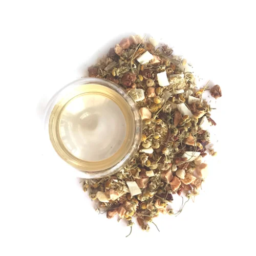 Asia Chai Art - Tea'na Colada Amber Bottle