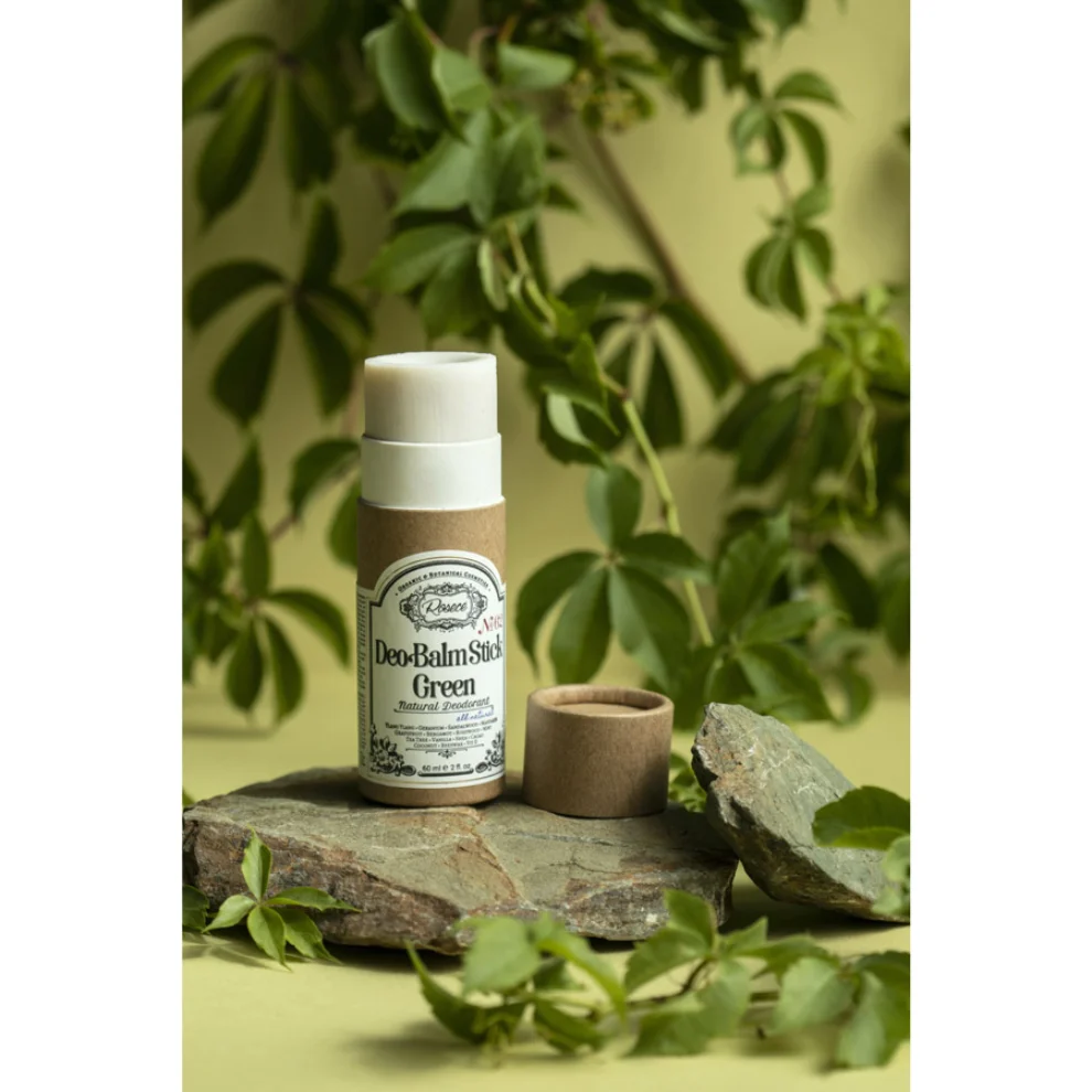 Rosece - Natural Deodorant / Deo Balm Stick Green