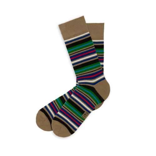 EKRIA - Striped Ancient Greek Socks